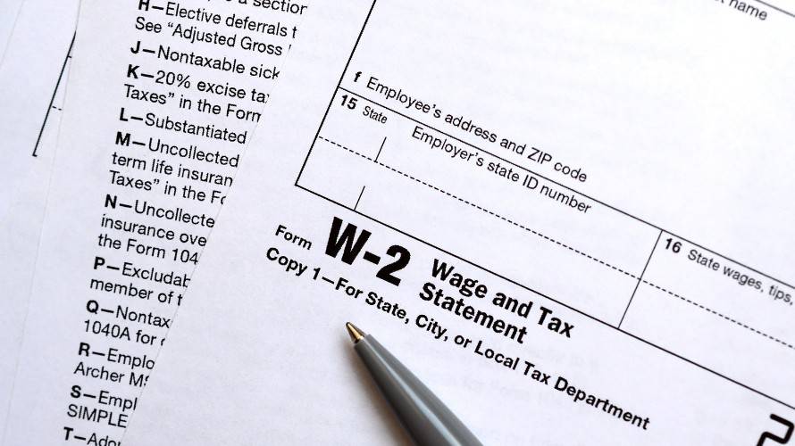 Federal Tax Form W-2